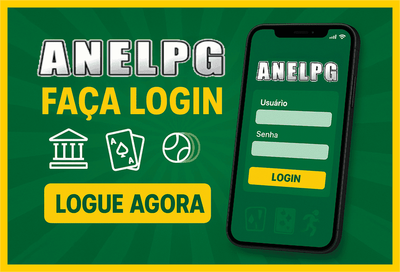 Imagem destacando login seguro na ANELPG para novos usuários